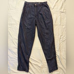 Vintage Rockies Striped Bareback Jeans
